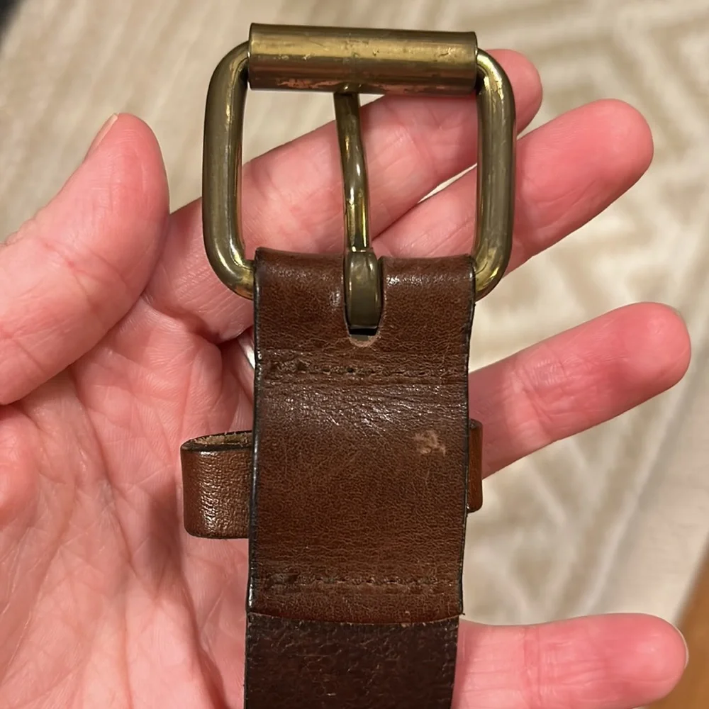 Gap Kids Genuine Italian Leather Brown Belt